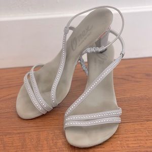 Onex Silver Rhinestone Heals